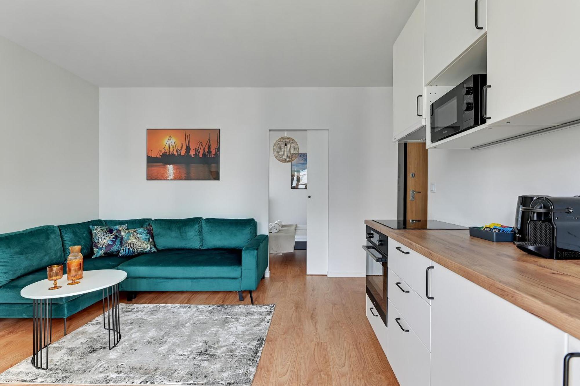Aura 40 City Center By Downtown Apartments Gdansk Habitación foto